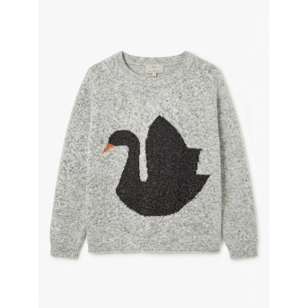 Anthropologie Hansel From Basel Wool Blend Sweater M Womens Boho Preppy Whimsy
